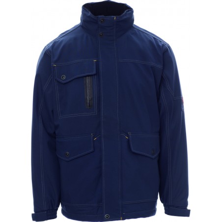 Thunder - Giubbotto con cappuccio in tessuto tecnico traspirante - blu navy