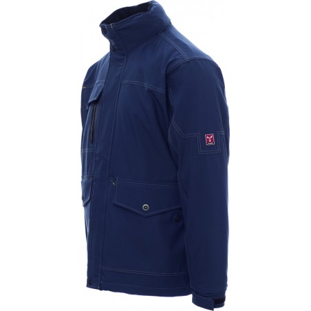 Thunder - Giubbotto con cappuccio in tessuto tecnico traspirante - blu navy