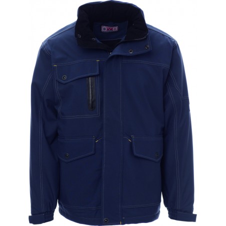 Thunder - Giubbotto con cappuccio in tessuto tecnico traspirante - blu navy