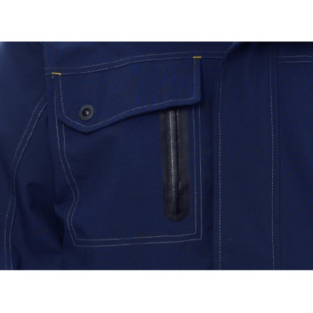 Thunder - Giubbotto con cappuccio in tessuto tecnico traspirante - blu navy