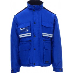 Tornado - Giubbotto con cappuccio e bande riflettenti - blu navy 2