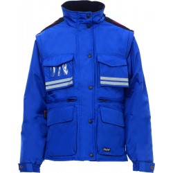 Tornado Lady - Giubbotto donna con cappuccio e bande riflettenti - blu navy 2