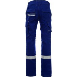 Defender Reflex 2.0 - Pantalone da lavoro in cotone con bande riflettenti - blu navy 2