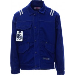 Protector 2.0 - Giubbotto in cotone con tasche e bande riflettenti - blu navy
