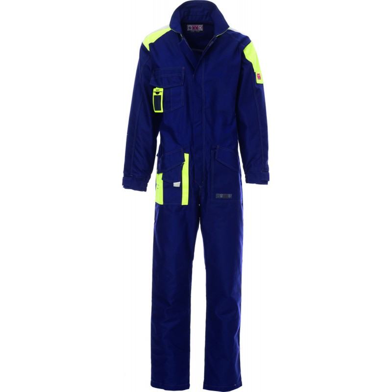 Total-Pro+ - Tuta da lavoro in cotone - blu navy