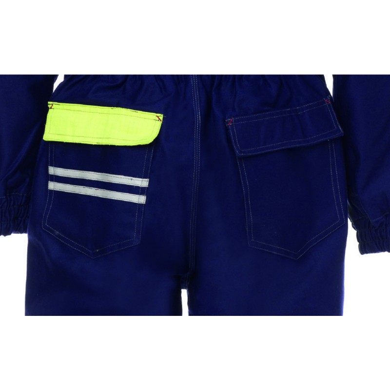 Total-Pro+ - Tuta da lavoro in cotone - blu navy