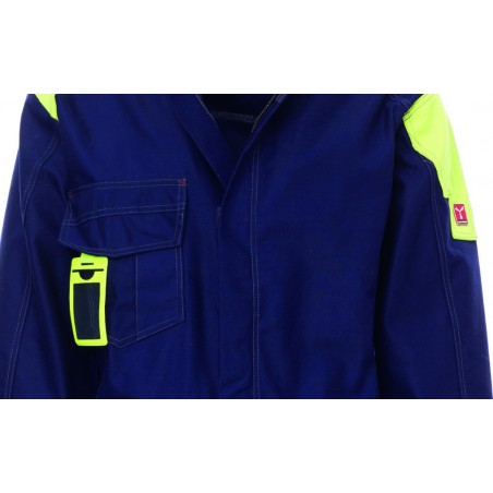 Total-Pro+ - Tuta da lavoro in cotone - blu navy