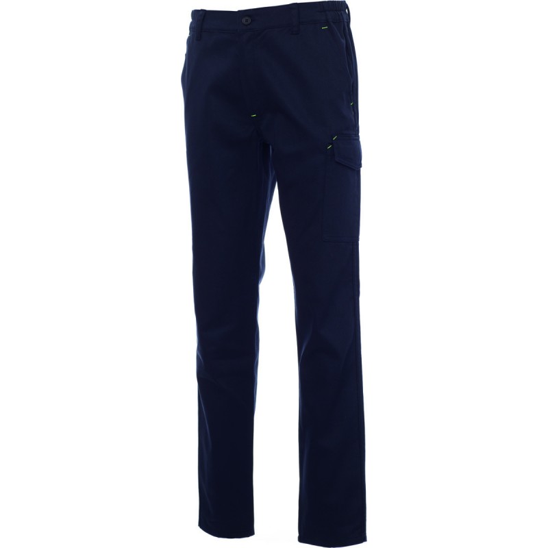 Power - Pantalone da lavoro in cotone con tasche - blu navy