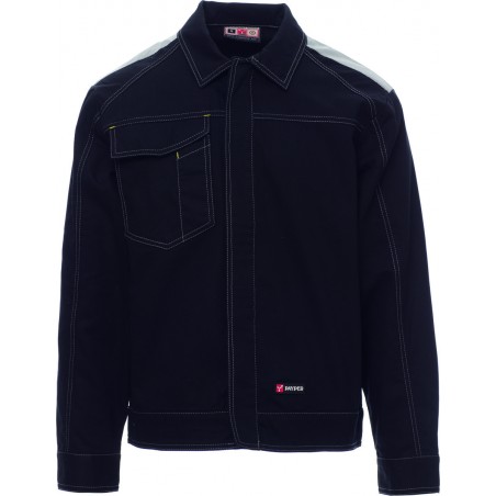 Safe - Giubbino modello jeans con inserti riflettenti - nero