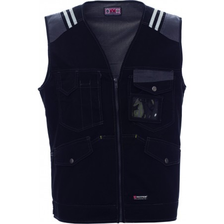 Tucson - Gilet da lavoro in cotone - nero