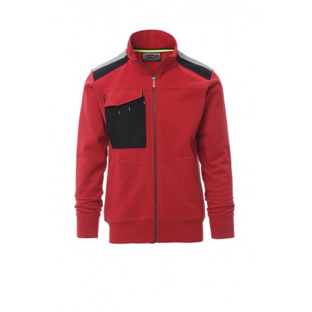 Work 2.0 - Felpa con bande riflettenti - rosso