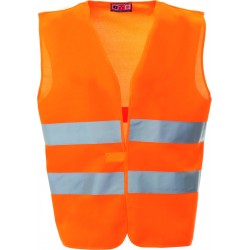 Reflex+ - Gilet ad alta visibilità con bande riflettenti - arancione fluo