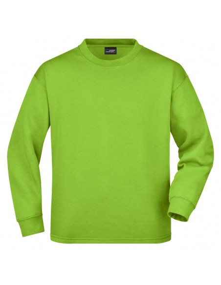 Round Sweat Open Hem - Felpa girocollo -  verde