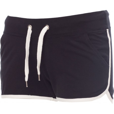 Combat Lady - Bermuda donna in felpa - nero