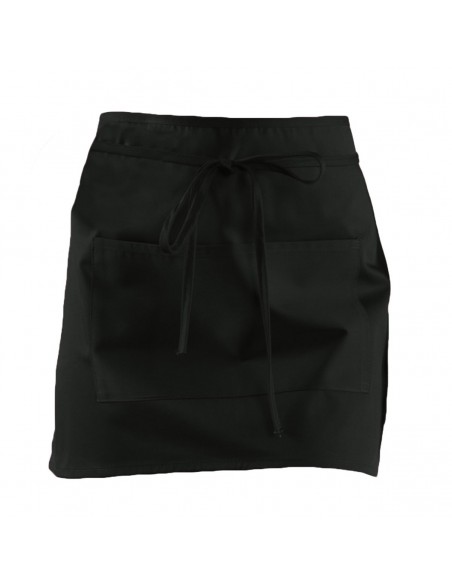 Basic Half Apron With Pocket - Grembiule Bar - nero