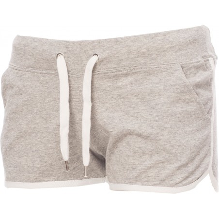 Combat Lady - Bermuda donna in felpa - grigio melange