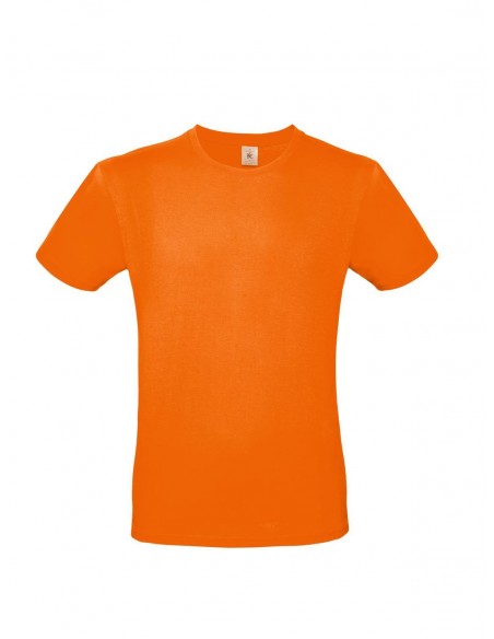 T-SHIRT GIROCOLLO-ARANCIONE
