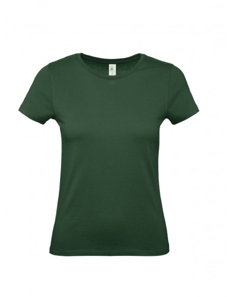 T-SHIRT GIROCOLLO -VERDE BOTTIGLIA