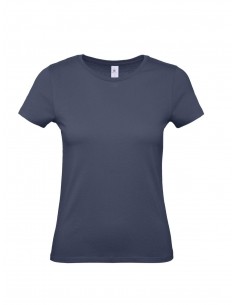 T-SHIRT GIROCOLLO -DENIM