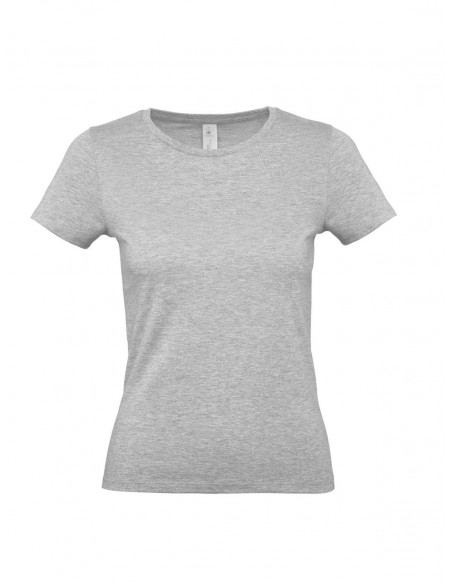 T-SHIRT GIROCOLLO -GRIGIO MELANGE