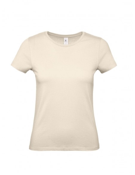 T-SHIRT GIROCOLLO -NATURALE