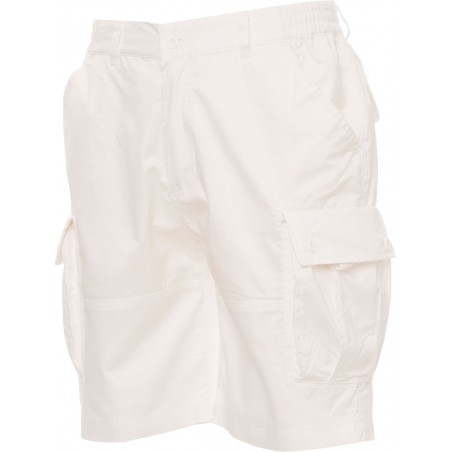 Density - Bermuda in cotone con tasche laterali - bianco
