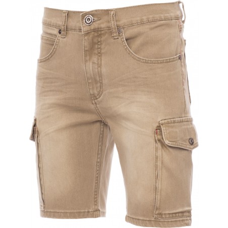 Jeep - Bermuda Jeans con tasche -  kaki