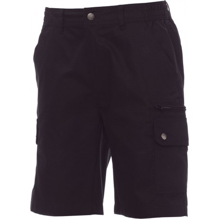 Rimini Summer - Bermuda in cotone con tasche - nero