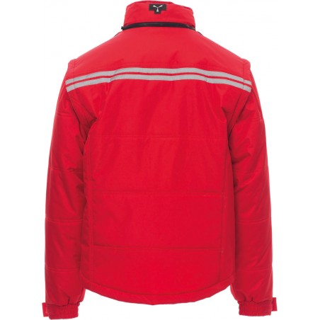 Fighter 2.0 - Giubbotto con cappuccio e maniche staccabili- Interno imbottito in pile - rosso