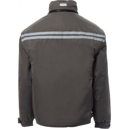 Intercontinental+ - Giubbotto con bande riflettenti e cappuccio - smoke