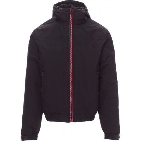 Sailing R. 2.0 - Giubbotto con cappuccio e interno imbottito in micropile - nero