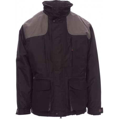 Ski - Giubbotto con cappuccio e interno rivestito in micropile - nero