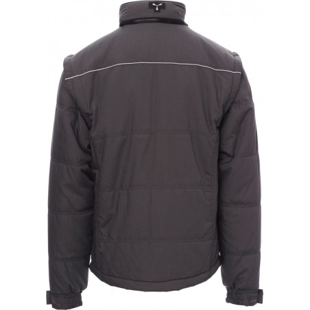 Warm 2.0 - Giubbotto con cappuccio e bande riflettenti - smoke