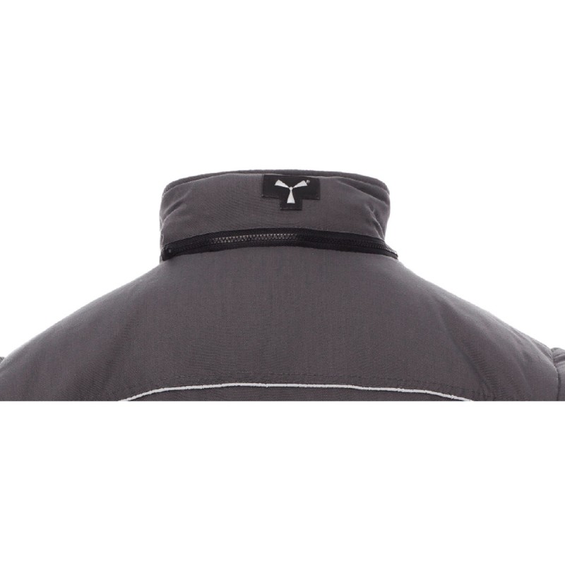 Warm 2.0 - Giubbotto con cappuccio e bande riflettenti - smoke