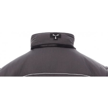 Warm 2.0 - Giubbotto con cappuccio e bande riflettenti - smoke