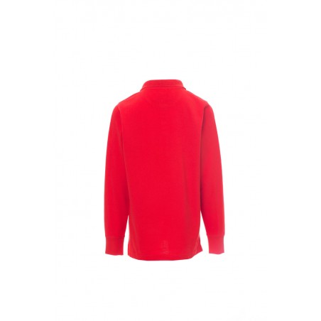 Florence Kids - Polo bambino in cotone con maniche lunghe - rosso