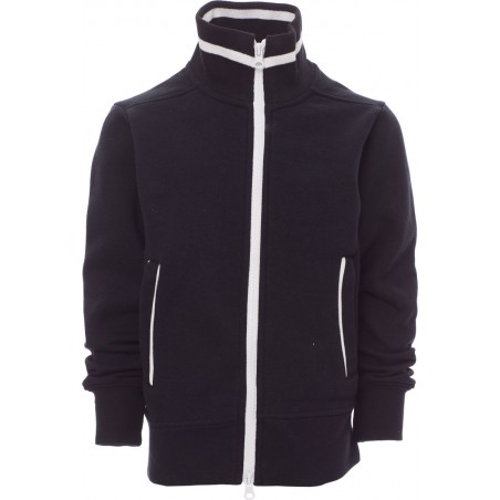 Junior+ - Felpa bambino con zip intera - nero