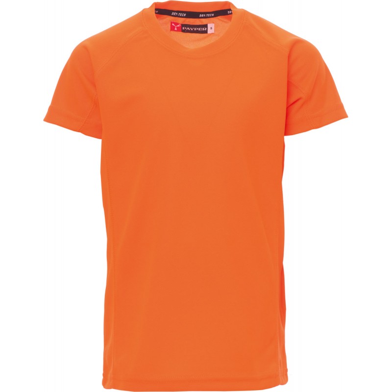 Runner Kids - T-shirt tecnica bambino - arancione fluo