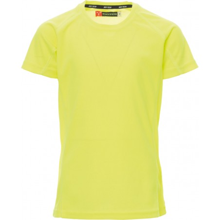 Runner Kids - T-shirt tecnica bambino - giallo fluo