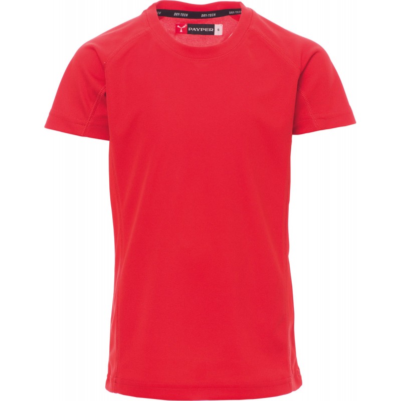 Runner Kids - T-shirt tecnica bambino - rosso