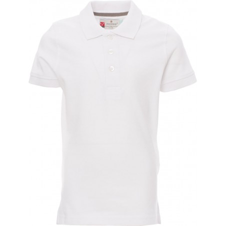 Venice Kids - Polo bambino in cotone e maniche corte - bianco