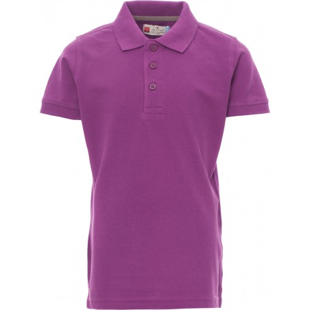 Venice Kids - Polo bambino in cotone e maniche corte - summer violet