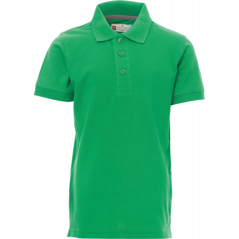 Venice Kids - Polo bambino in cotone e maniche corte - verde jelly