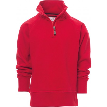Zico+ - Felpa 1/2 zip bambino - rosso