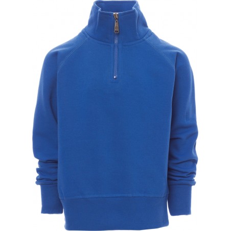 Zico+ - Felpa 1/2 zip bambino - blu royal