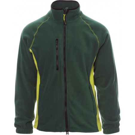 Aspen+ - Pile zip intera con tasche - verde