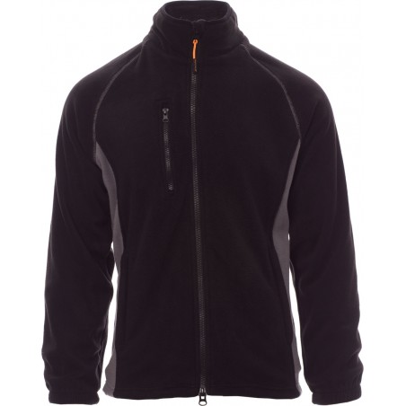 Aspen+ - Pile zip intera con tasche - nero