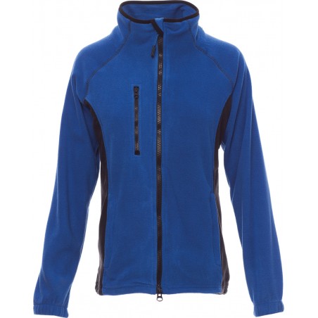 Aspen+Lady - Pile zip intera con tasche donna - blu royal