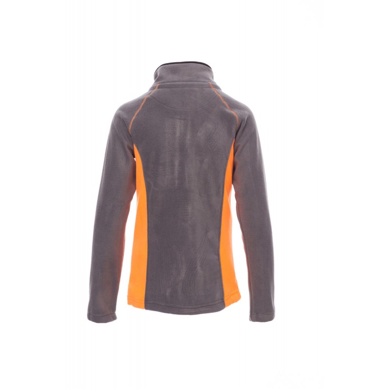 Aspen+Lady - Pile zip intera con tasche donna - steel grey