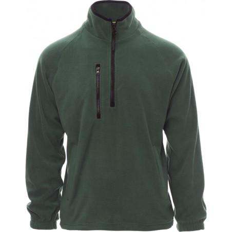 Dolomiti+ - Pile 1/2 zip con tasche - verde
